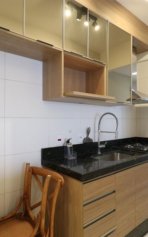 Apartamento à venda com 54m², 2 quartos e 1 vagaCozinha e Área de serviço 