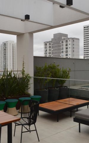 Studio à venda com 20m², 1 quarto e sem vagaÁrea da Piscina