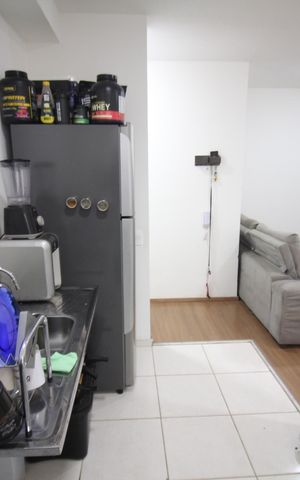 Apartamento à venda com 52m², 2 quartos e 1 vagaCozinha e Área de Serviço