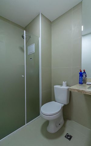 Apartamento à venda com 76m², 2 quartos e 2 vagas Apartamento à venda com 76m², 2 quartos e 2 vagasBanheiro Social