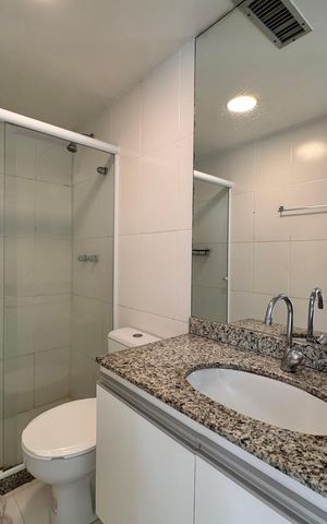 Apartamento para alugar com 78m², 2 quartos e 1 vaga Apartamento para alugar com 78m², 2 quartos e 1 vagaBanheiro Social