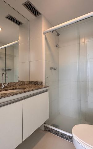 Apartamento para alugar com 78m², 2 quartos e 1 vaga Apartamento para alugar com 78m², 2 quartos e 1 vagaBanheiro da Suíte