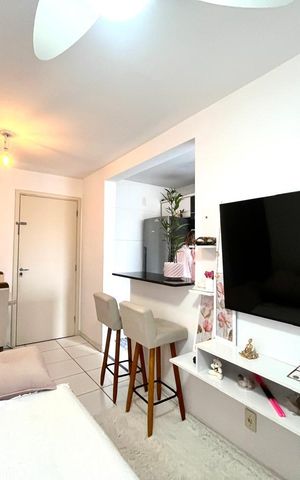 Apartamento à venda com 51m², 2 quartos e 1 vaga Apartamento à venda com 51m², 2 quartos e 1 vagaSala