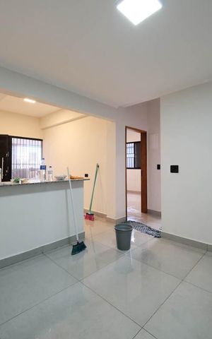 Casa para alugar com 85m², 2 quartos e 1 vagaSala/Cozinha