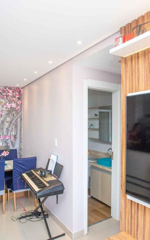 Apartamento à venda com 55m², 2 quartos e 1 vagaSala