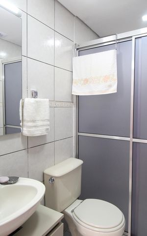 Apartamento à venda com 96m², 3 quartos e sem vagaBanheiro 2