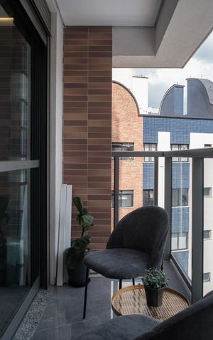 Studio à venda com 25m², 1 quarto e sem vaga Studio à venda com 25m², 1 quarto e sem vagaVaranda
