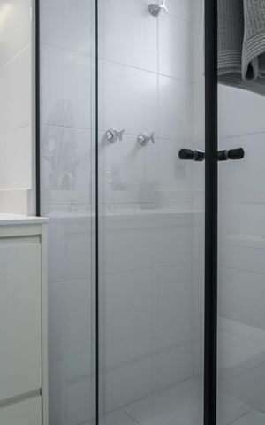 Studio à venda com 25m², 1 quarto e sem vaga Studio à venda com 25m², 1 quarto e sem vagaBanheiro