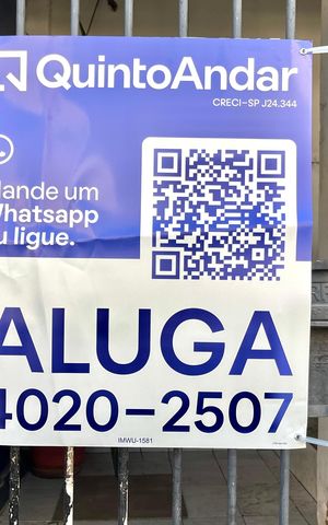 Apartamento para alugar com 36m², 1 quarto e sem vagaPlaquinha instalada 