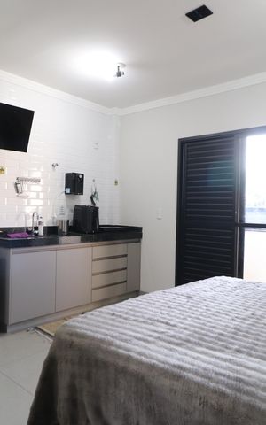 Apartamento para alugar com 25m², 1 quarto e 1 vagaQuarto