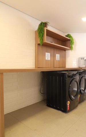 Apartamento para alugar com 25m², 1 quarto e 1 vagaLavanderia