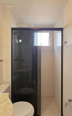 Apartamento para alugar com 68m², 2 quartos e 2 vagas Apartamento para alugar com 68m², 2 quartos e 2 vagasBanheiro da Suíte