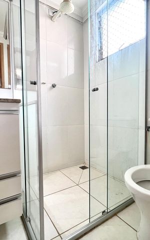 Apartamento para alugar com 58m², 2 quartos e 2 vagas Apartamento para alugar com 58m², 2 quartos e 2 vagasBanheiro Social