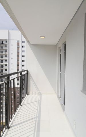 Apartamento para alugar com 44m², 2 quartos e sem vagaVaranda
