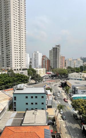 Studio para alugar com 27m², 1 quarto e sem vaga Studio para alugar com 27m², 1 quarto e sem vagaVaranda