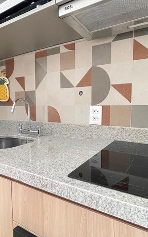Studio para alugar com 27m², 1 quarto e sem vaga Studio para alugar com 27m², 1 quarto e sem vagaCozinha