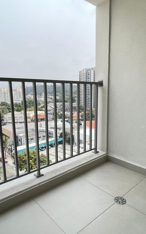 Studio para alugar com 27m², 1 quarto e sem vaga Studio para alugar com 27m², 1 quarto e sem vagaVaranda