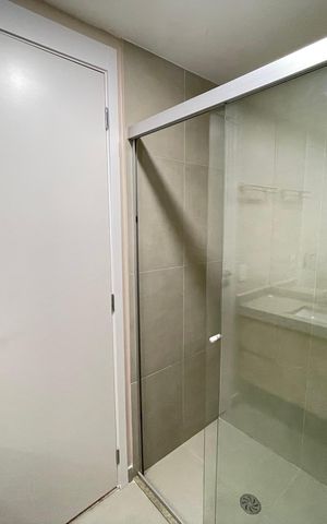 Studio para alugar com 27m², 1 quarto e sem vaga Studio para alugar com 27m², 1 quarto e sem vagaBanheiro