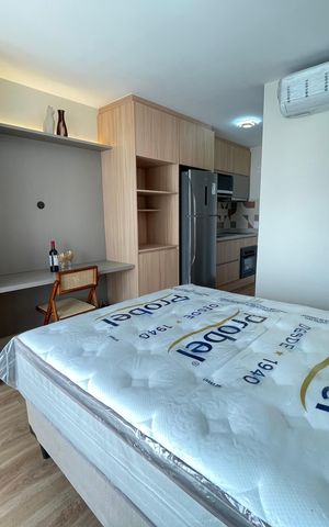Studio para alugar com 27m², 1 quarto e sem vaga Studio para alugar com 27m², 1 quarto e sem vagaStudio