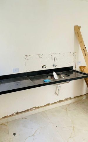 Casa de condomínio para alugar com 125m², 2 quartos e 2 vagasCozinha