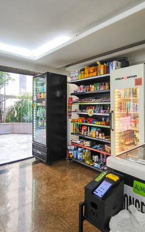 Studio à venda com 25m², 1 quarto e 1 vagaMercado