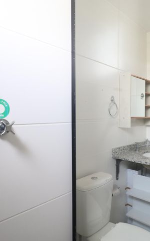 Apartamento para alugar com 55m², 2 quartos e 1 vagaBanheiro da Suíte