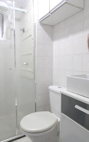 Apartamento para alugar com 47m², 2 quartos e 1 vagaBanheiro