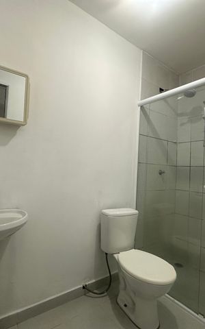 Apartamento para alugar com 47m², 1 quarto e sem vaga Apartamento para alugar com 47m², 1 quarto e sem vagaBanheiro