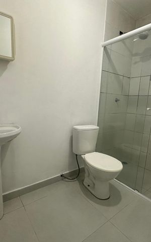 Apartamento para alugar com 47m², 1 quarto e sem vaga Apartamento para alugar com 47m², 1 quarto e sem vagaBanheiro