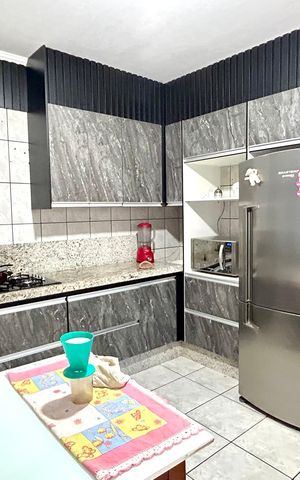 Casa para alugar com 90m², 2 quartos e 2 vagasCozinha