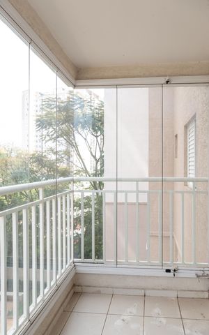 Apartamento à venda com 61m², 2 quartos e 1 vagaVaranda