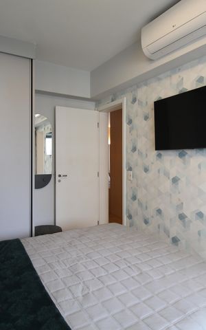Apartamento para alugar com 84m², 3 quartos e 2 vagasQuarto 3 - Suíte