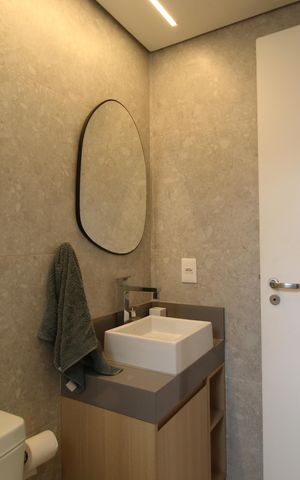 Apartamento para alugar com 84m², 3 quartos e 2 vagasBanheiro Social