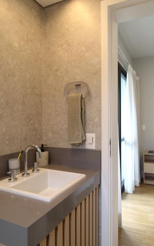 Apartamento para alugar com 84m², 3 quartos e 2 vagasBanheiro da Suíte