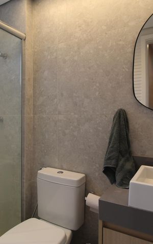 Apartamento para alugar com 84m², 3 quartos e 2 vagasBanheiro Social
