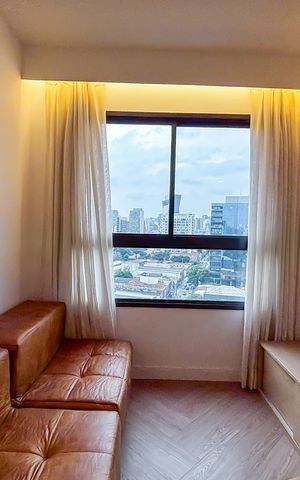 Studio para alugar com 26m², 1 quarto e sem vaga