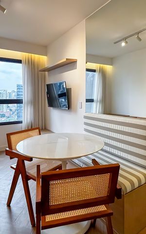 Studio para alugar com 26m², 1 quarto e sem vaga