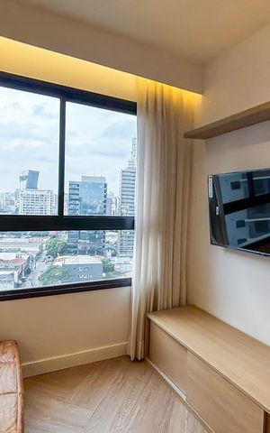 Studio para alugar com 26m², 1 quarto e sem vaga