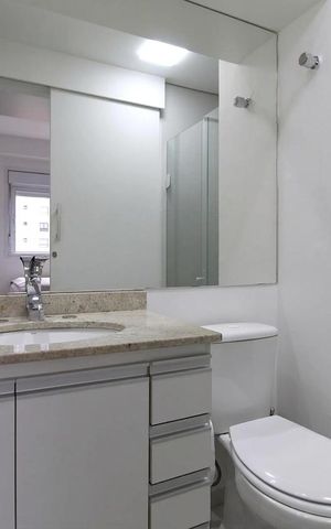 Apartamento à venda com 44m², 1 quarto e 1 vaga Apartamento à venda com 44m², 1 quarto e 1 vagaBanheiro