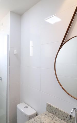 Apartamento para alugar com 63m², 2 quartos e 1 vagaBanheiro Social