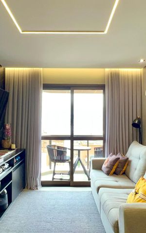 Apartamento à venda com 65m², 2 quartos e 2 vagas Apartamento à venda com 65m², 2 quartos e 2 vagasSala