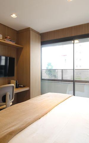 Studio para alugar com 22m², 1 quarto e sem vagaSala/Quarto