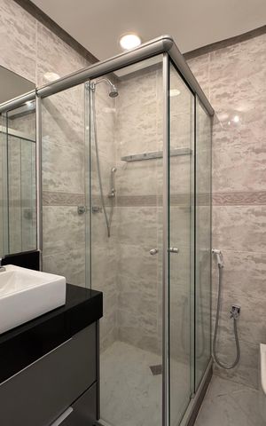 Apartamento à venda com 120m², 3 quartos e 1 vaga Apartamento à venda com 120m², 3 quartos e 1 vagaBanheiro Social