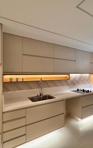 Apartamento à venda com 120m², 3 quartos e 1 vaga Apartamento à venda com 120m², 3 quartos e 1 vagaCozinha e Área de Serviço