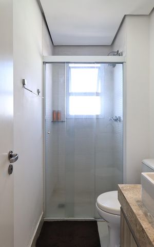 Apartamento à venda com 66m², 2 quartos e 1 vaga Apartamento à venda com 66m², 2 quartos e 1 vagaBanheiro da Suíte