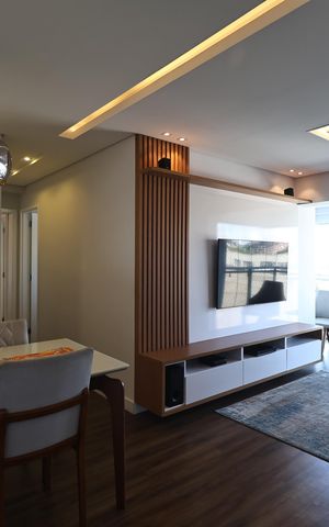 Apartamento à venda com 66m², 2 quartos e 1 vaga Apartamento à venda com 66m², 2 quartos e 1 vagaSala