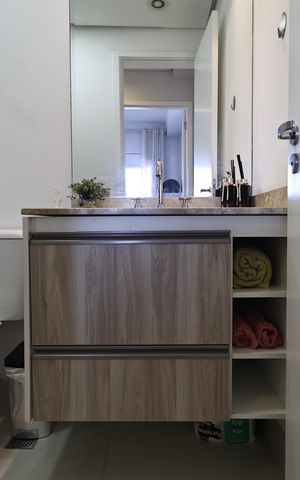 Apartamento à venda com 66m², 2 quartos e 1 vaga Apartamento à venda com 66m², 2 quartos e 1 vagaBanheiro