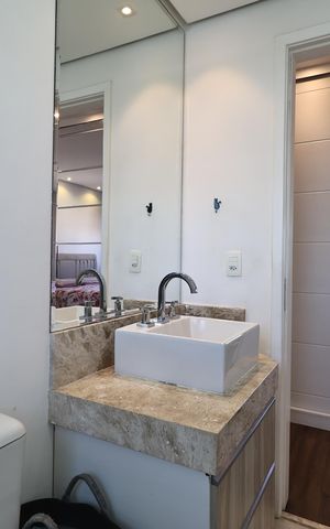 Apartamento à venda com 66m², 2 quartos e 1 vaga Apartamento à venda com 66m², 2 quartos e 1 vagaBanheiro da Suíte