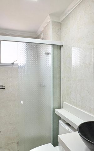 Apartamento à venda com 50m², 2 quartos e 2 vagas Apartamento à venda com 50m², 2 quartos e 2 vagasBanheiro