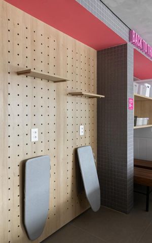 Studio para alugar com 34m², 1 quarto e sem vaga Studio para alugar com 34m², 1 quarto e sem vagaÁrea comum - Lavanderia